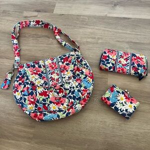 Vera Bradley purse, wallet, and small wallet